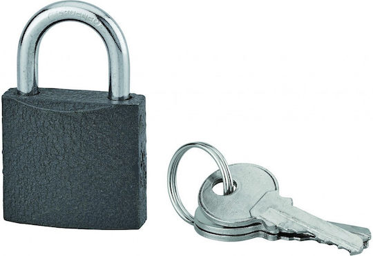 SP Souliotis Padlock Brass With Key 30mm Gray