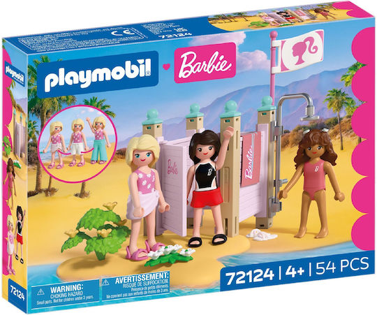 Playmobil Barbie Dusch- und Strandwechselstation für 4+ Jahre