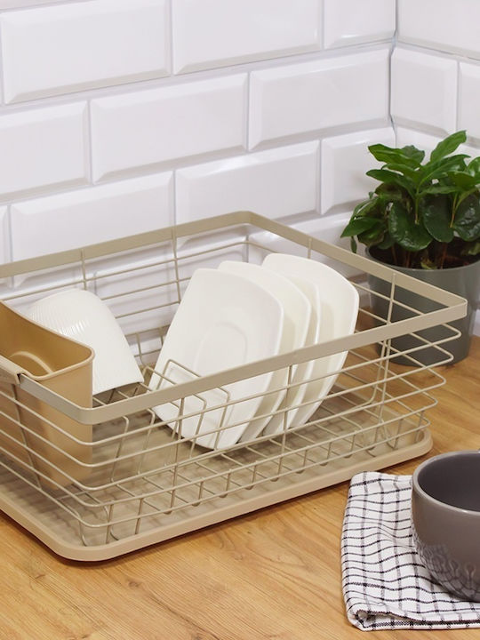 Brunbeste Στραγγιστήρι Νεροχύτη Μεταλλικό Μπεζ 37x30.5x15cm