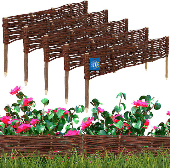 Kotarbau Gartenhecke in Beiger Farbe 60x10cm 5 Stück