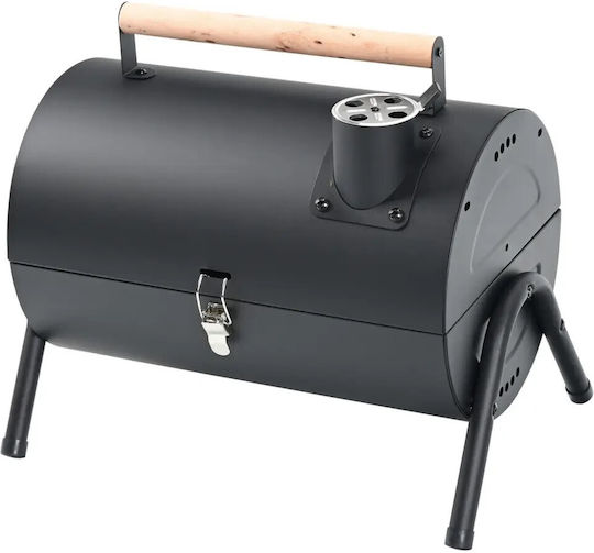 Barbecue Charcoal Kinghoff Kh 2032 Portable Adjustable Ventilation 180° Opening Cover Lock Steel Black