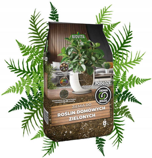 Bigos Soil Green Houseplants 8l Light Permeable Substrate