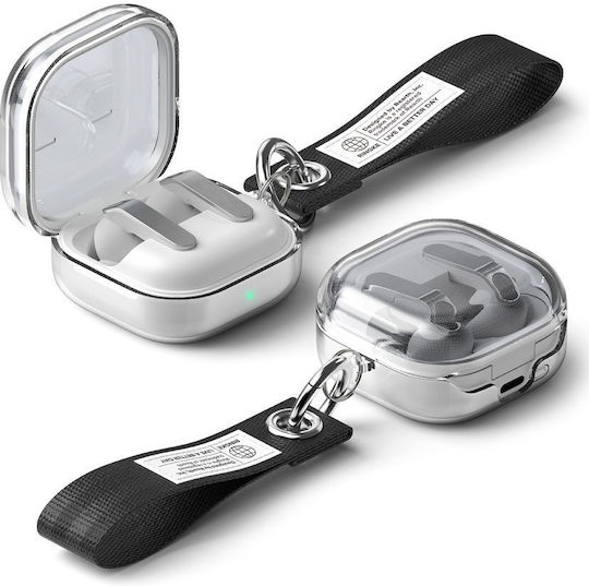 Ringke Air Case with Hook Transparent Black for Galaxy Buds4 / 4 Pro