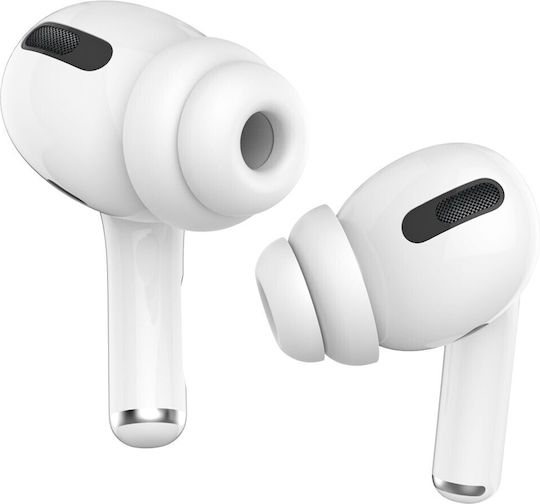 AHAstyle PT99-2 Large Καλύμματα Σιλικόνης σε Λευκό χρώμα για Apple AirPods Pro