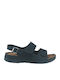 Damen Flache Sandalen Schwarz