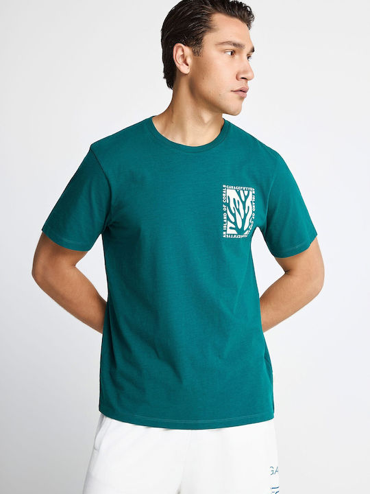 Garage Fifty5 T-shirt Πετρόλ