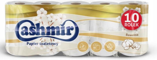 Cashmir Duftfreies Robustes Toilettenpapier 10 Verpackungsrollen 3 Lagen