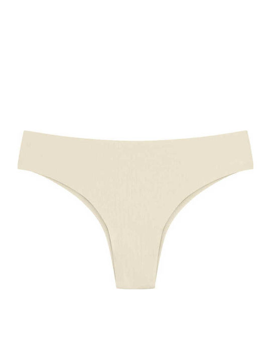 Celestino Women's Briefs Brazilian Seamless Beige