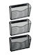 Relaxdays Raft De Reviste Negru 22x8.5x35.5cm