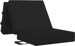 Pat Canapea Pliabil 90 X 63 X 45 Cm Negru