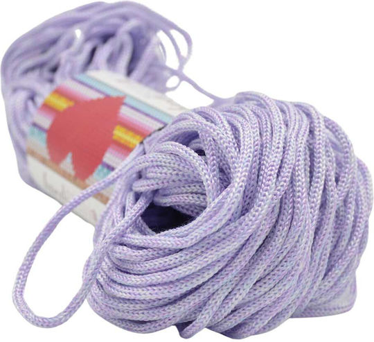 Basic Handibrand 200γρ Polypropylen Garn für Taschen Herz Pastell Lila