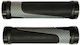 Black Gray Screw-on Grip 130 Mm 2 Clamps Gray Silver