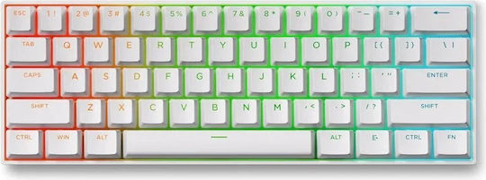 MCHOSE Ace 60 Pro Gaming Keyboard 60% with Magnetic Switches and RGB Lighting English US White
