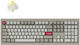 Keychron V6 Max Retro V6M-R4 Ασύρματο Gaming Μηχανικό Πληκτρολόγιο με Custom διακόπτες και RGB φωτισμό (Αγγλικό US) Γκρι