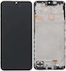 Ersatzbildschirm LCD Mit Touch-Mechanismus Mit Rahmen Samsung Galaxy A16 5G – SM-A166 Schwarz Service Pack