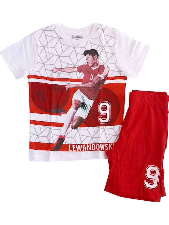 Kids Summer Nightwear Red R Lewandowski