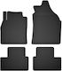 Car Rubber Mats Set 4 Pcs Universal Nissan Micra K14 Hatchback 2017