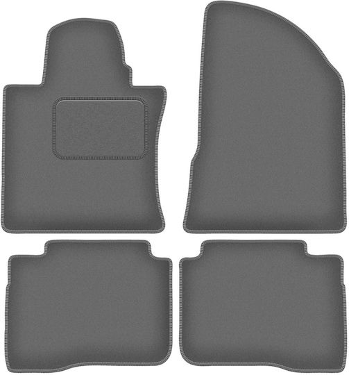 Velour Car Mats Graphite Ssangyoung Musso Suv 2018