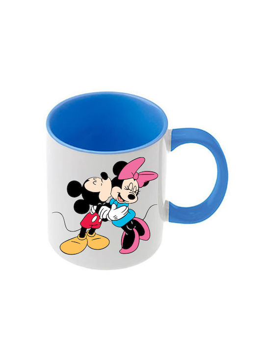 Κούπα Mickey Mouse Γαλάζια Λαβή Εσωτερικό