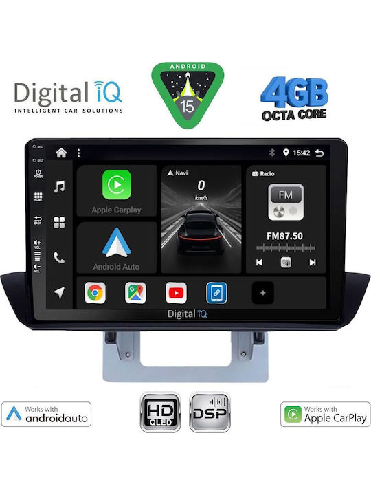 Digital IQ Car Audio System for Mazda BT-50 2012-2019 Bluetooth USB Wi-Fi GPS Apple CarPlay Android Auto with 9 Inch Touch Screen DIGITAL IQ BXF 16364 CPAA DASH