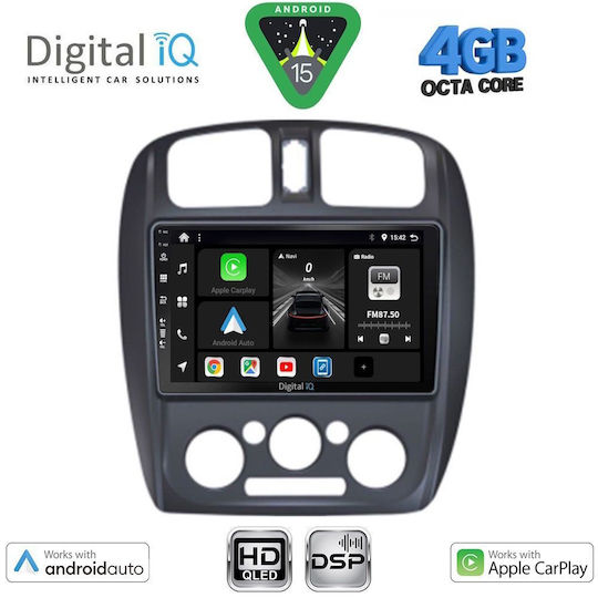 Digital IQ Ηχοσύστημα Αυτοκινήτου για Mazda 323 1998-2004 (Bluetooth/USB/WiFi/GPS/Apple-Carplay/Android-Auto) με Οθόνη Αφής 9"