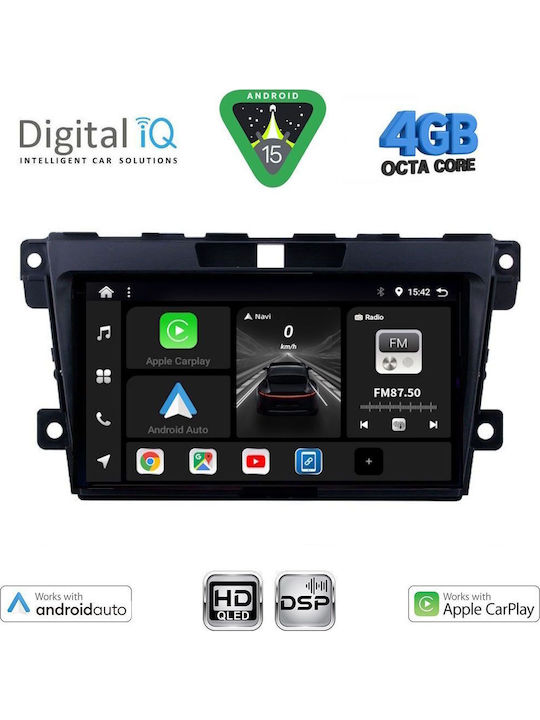 Digital IQ Ηχοσύστημα Αυτοκινήτου για Mazda CX-7 2006-2012 (Bluetooth/USB/WiFi/GPS/Apple-Carplay/Android-Auto) με Οθόνη Αφής 9"