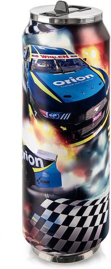 Orion Stainless Steel Kids Water Bottle Thermos Non Spill Black 700ml