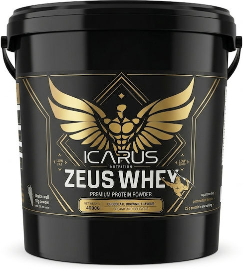 Icarus Nutrition Zeus Whey Protein with Chocolate Brownie Flavor 4kg