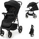 Kinderkraft Trig 3 Καρότσι Μωρού Kατάλληλο για Nεογέννητο Onyx Black