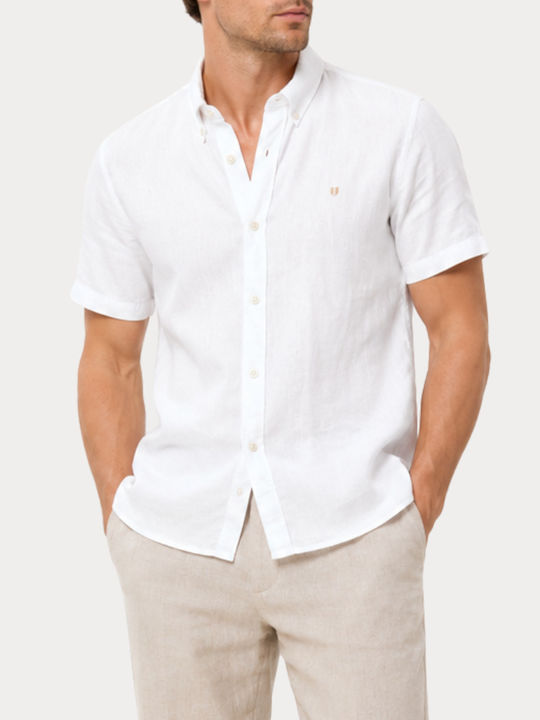 Jack & Jones Short Sleeve Linen Shirt in Regula...