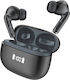 Celebrat W72 In-ear Bluetooth Handsfree Earphones with Charging Case Black