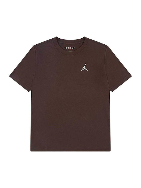 Jordan Tricou Pentru Copii Maro Jumpman Air