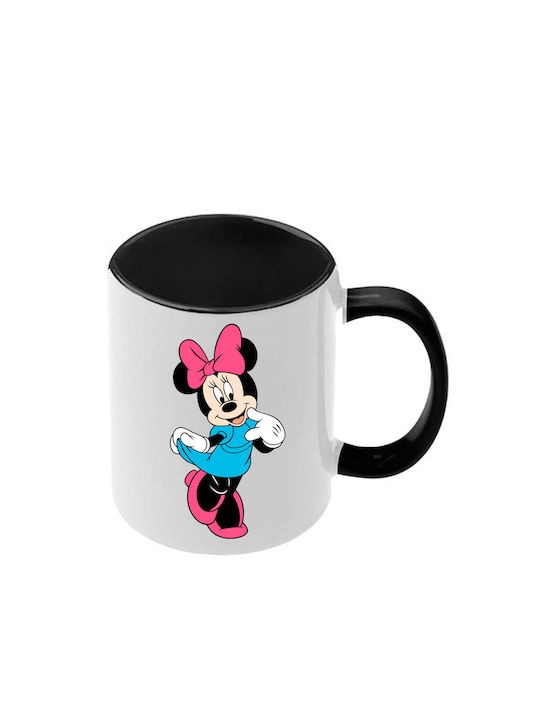 Κούπα Mickey Mouse Μαύρη Λαβή Εσωτερικό