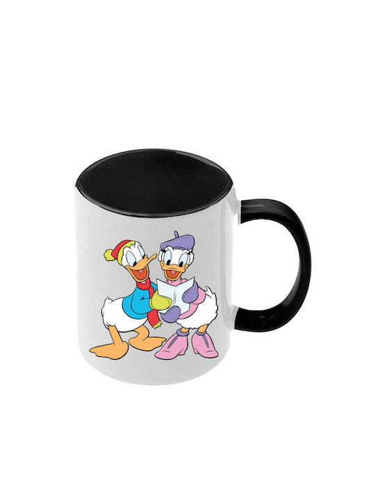 Κούπα Mickey Mouse Μαύρη Λαβή Εσωτερικό