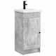 vidaXL Badezimmer Waschtisch-Einheit M42xB40xH84.5cm Grau