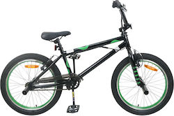 vidaXL 20" Kids' BMX Bicycle Black
