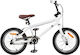 vidaXL Bicicletă Copii BMX Albă 20"