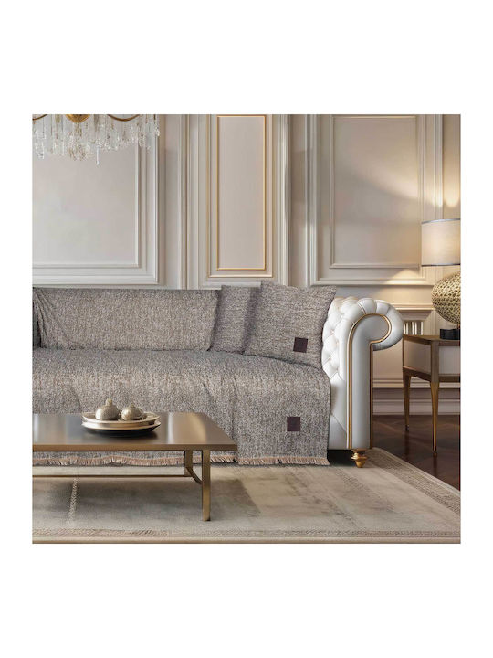 Greenwich Polo Club 3990 Three-Seater Sofa Throw 180x300cm Beige