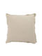 Das Home Sofa Cushion 0302 Made of 100% Cotton Taupe 45x45cm