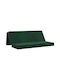 vidaXL Velvet Floor Pillow Green 67x200cm