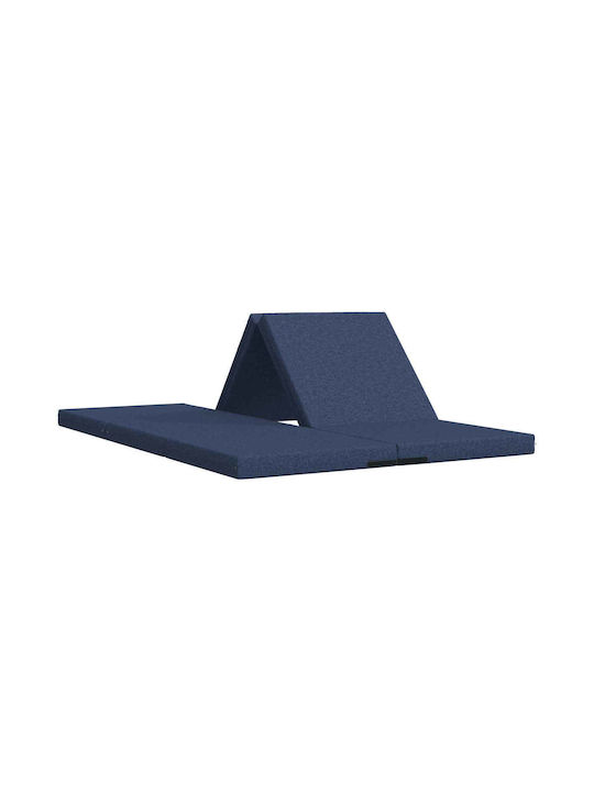vidaXL Dekorativer Kissenbezug Blau 67x140cm