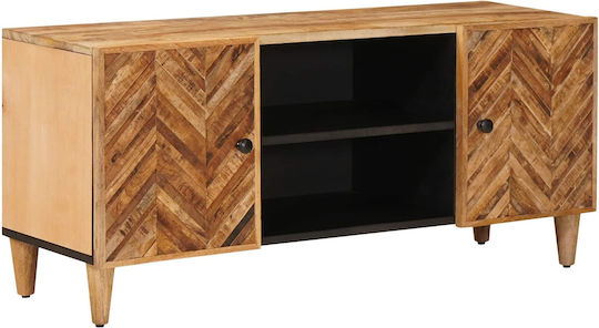Solid Wood Sideboard Brown 105x33.5x46cm