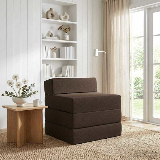 Multifunctional Bean Bag Chair Brown Sofa 200x70cm