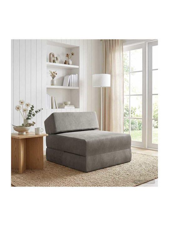Sessel Bett Offen Grau 60x70x41cm