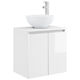 vidaXL Panglică Fără Lavoar M49.5xA41xÎ64.5cm Alb