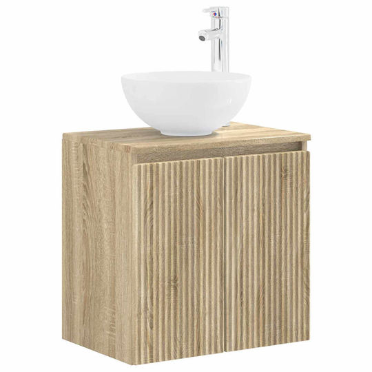 vidaXL Bathroom Vanity Unit Without Sink M49.5xW35xH63cm Oak Sonoma