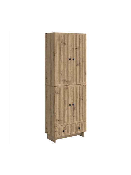 Βιβλιοθήκες Καφέ (2τμχ) 66x34.5x95εκ.