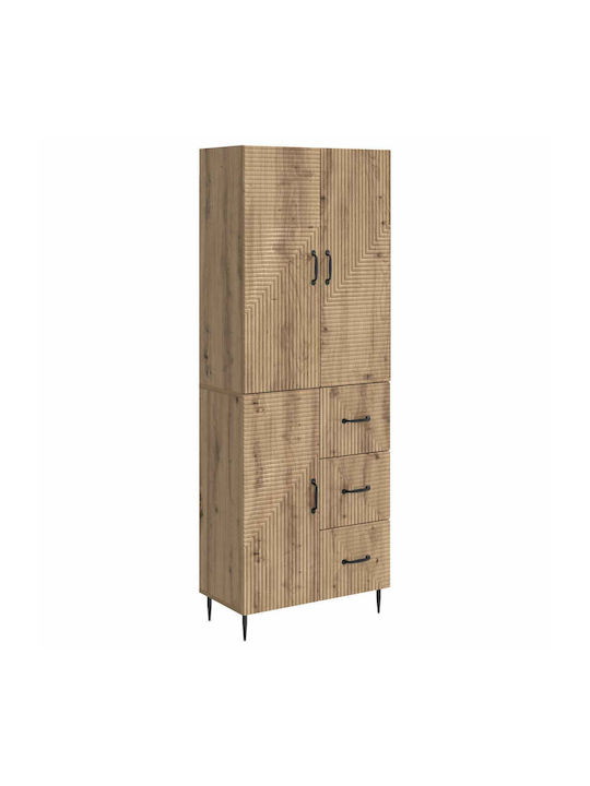 Bücherregale Braune 2Stücke 66x34.5x89.5cm