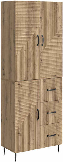 Кафяви Етажерки (2 Броя) 66x34.5x89.5 см
