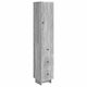 vidaXL Bathroom Column Cabinet Wall Hung M33xD3...